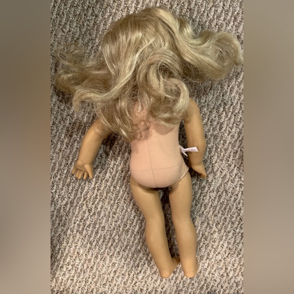 Three American Girl Dolls, Molly, Lanie, and Bitty Baby with accessories. - Picture 2 of 16